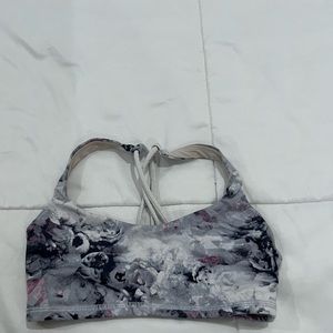 Lululemon floral sports bra